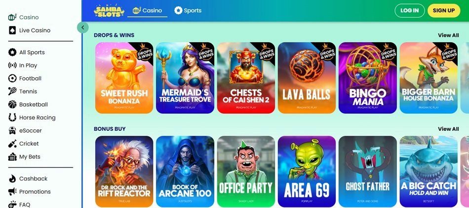 Samba slots